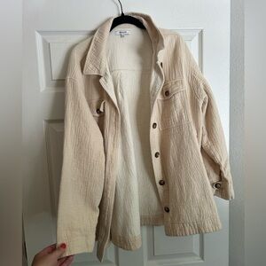 Madwell Cream Shacket
